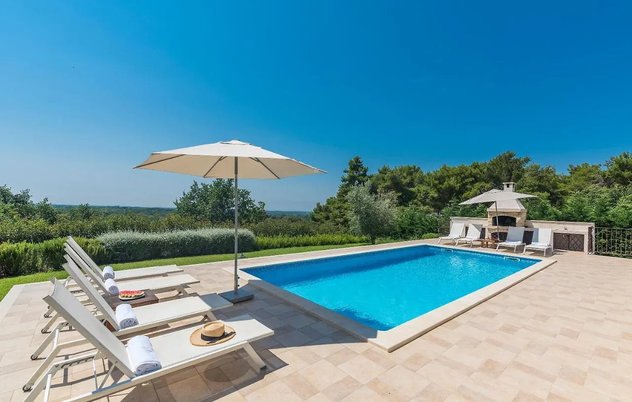 Villa Sterpazzi - Near Porec With Sea View, Private Jacuzzi, Sauna And Pool Višnjan 0*,