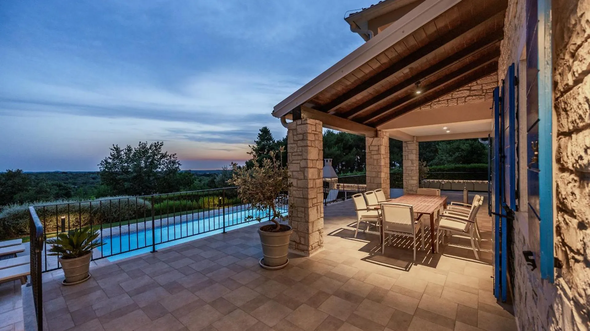 Villa Sterpazzi - Near Porec With Sea View, Private Jacuzzi, Sauna And Pool Višnjan Horvátország