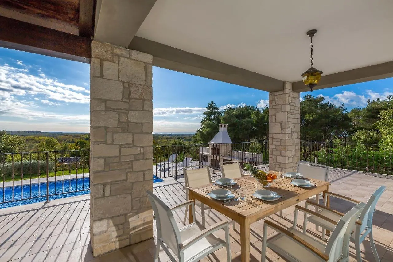 Villa Sterpazzi - Near Porec With Sea View, Private Jacuzzi, Sauna And Pool Višnjan